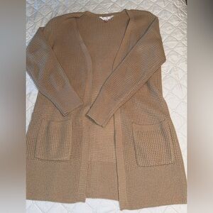 Oversized Tan Cardigan